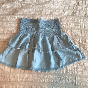 Aerie smocked  skirt